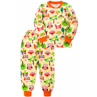 20-95410 "Совушки" Пижама с начесом, 2-6 лет 20-95410 "Совушки" Пижама с начесом, 2-6 лет